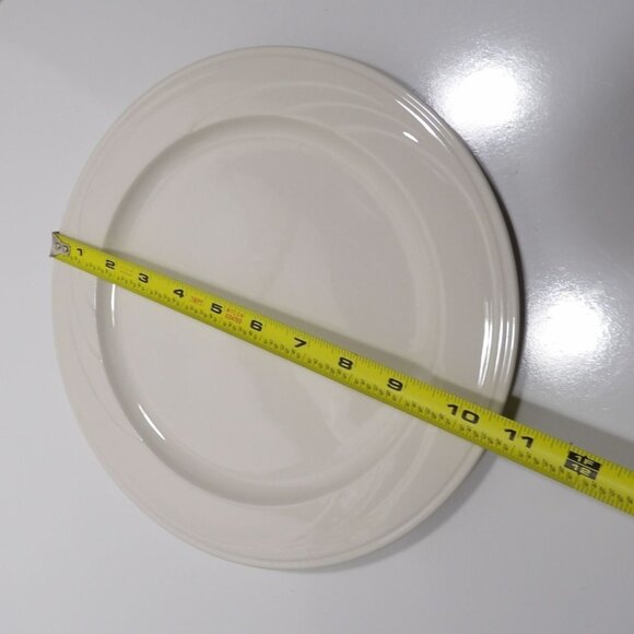 Syracuse China White Dinner Plate 10.5" Classic Design Durable - Picture 4 of 7